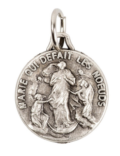 Médaille de Sainte Marie qui défait les noeuds