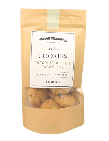 Cookies de Provence - Chocolat au lait - Cacahuète