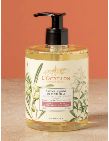 Savon liquide olive verveine