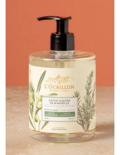 Savon liquide olive romarin