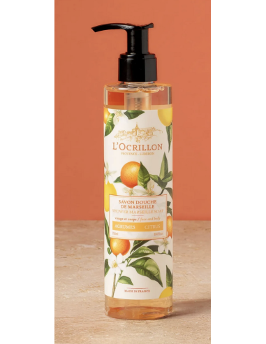 Savon douche agrumes