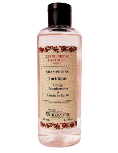Shampoing fortifiant orange pamplemousse
