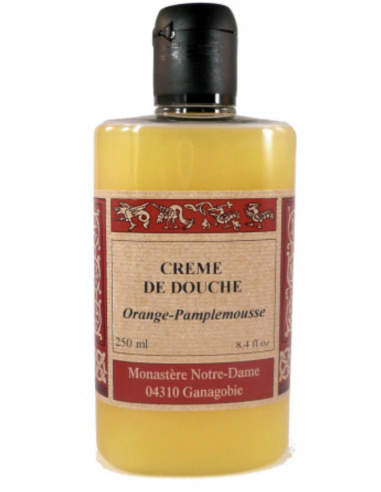 Crème douche orange pamplemousse