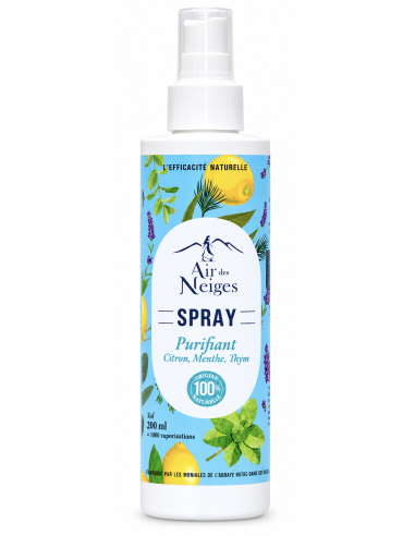 Spray désodorisant et purifiant